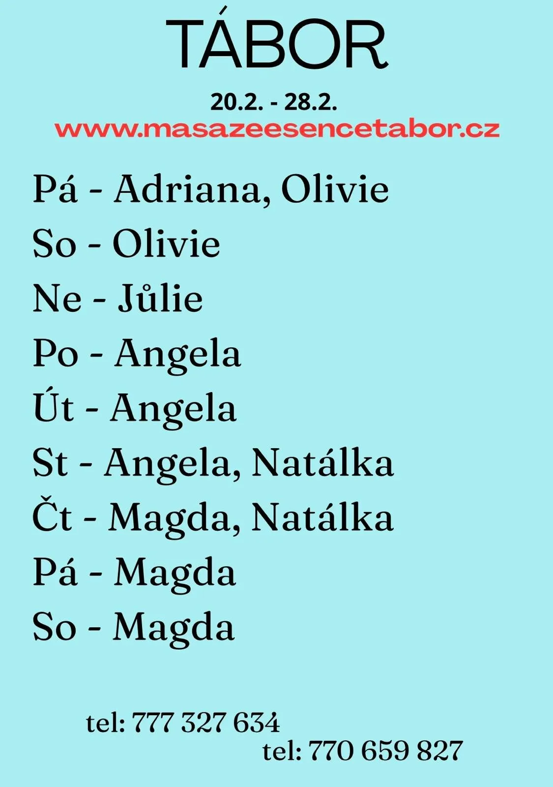 st-čt NOVÁ Natali 23h