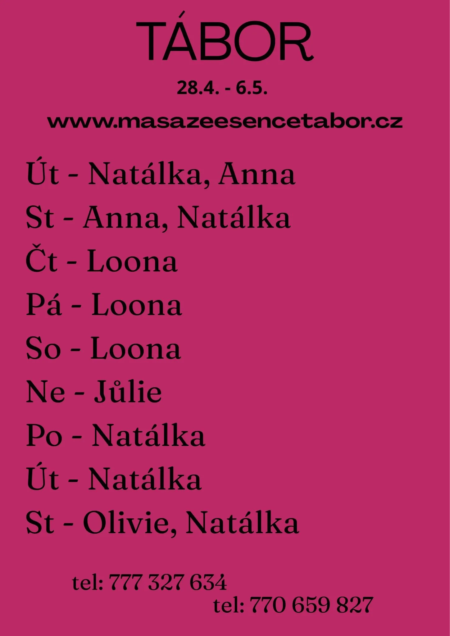 út -st 5.-6.5 Anna23h