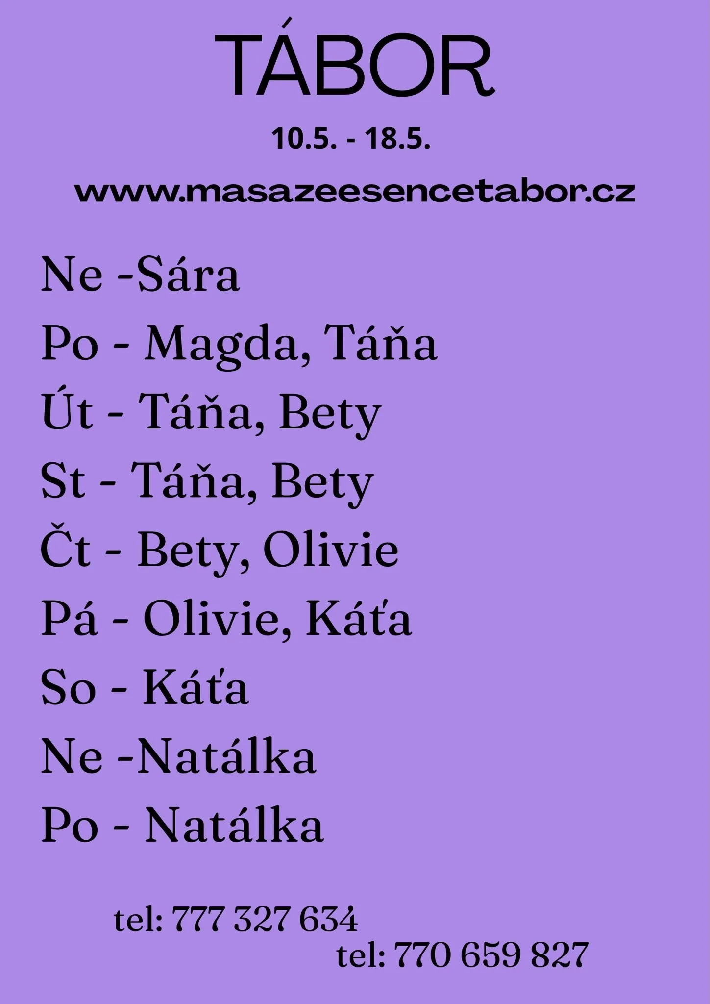 út-čt BETY tantra