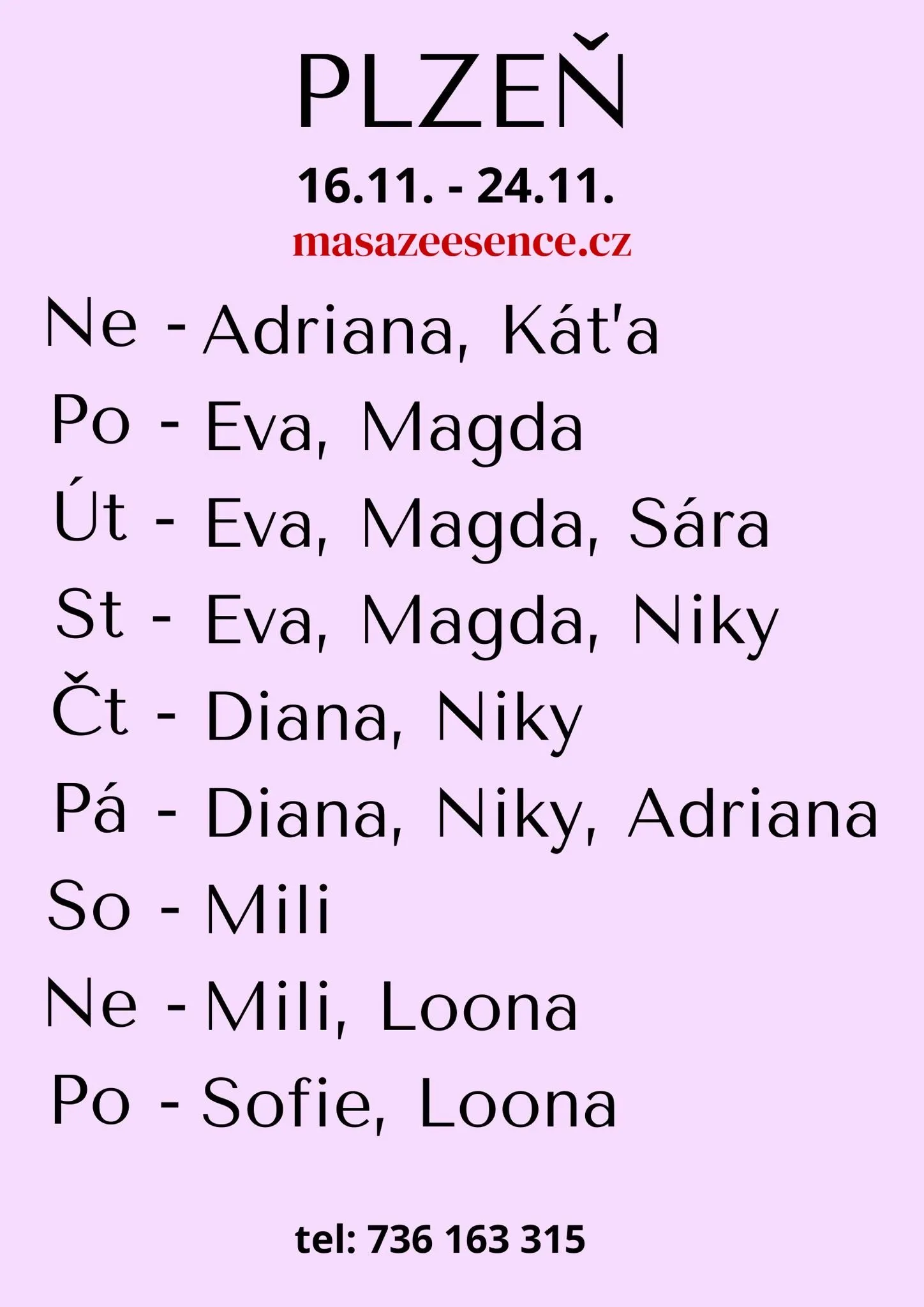 NOVÁ DIANA23h,ČT-PÁ 