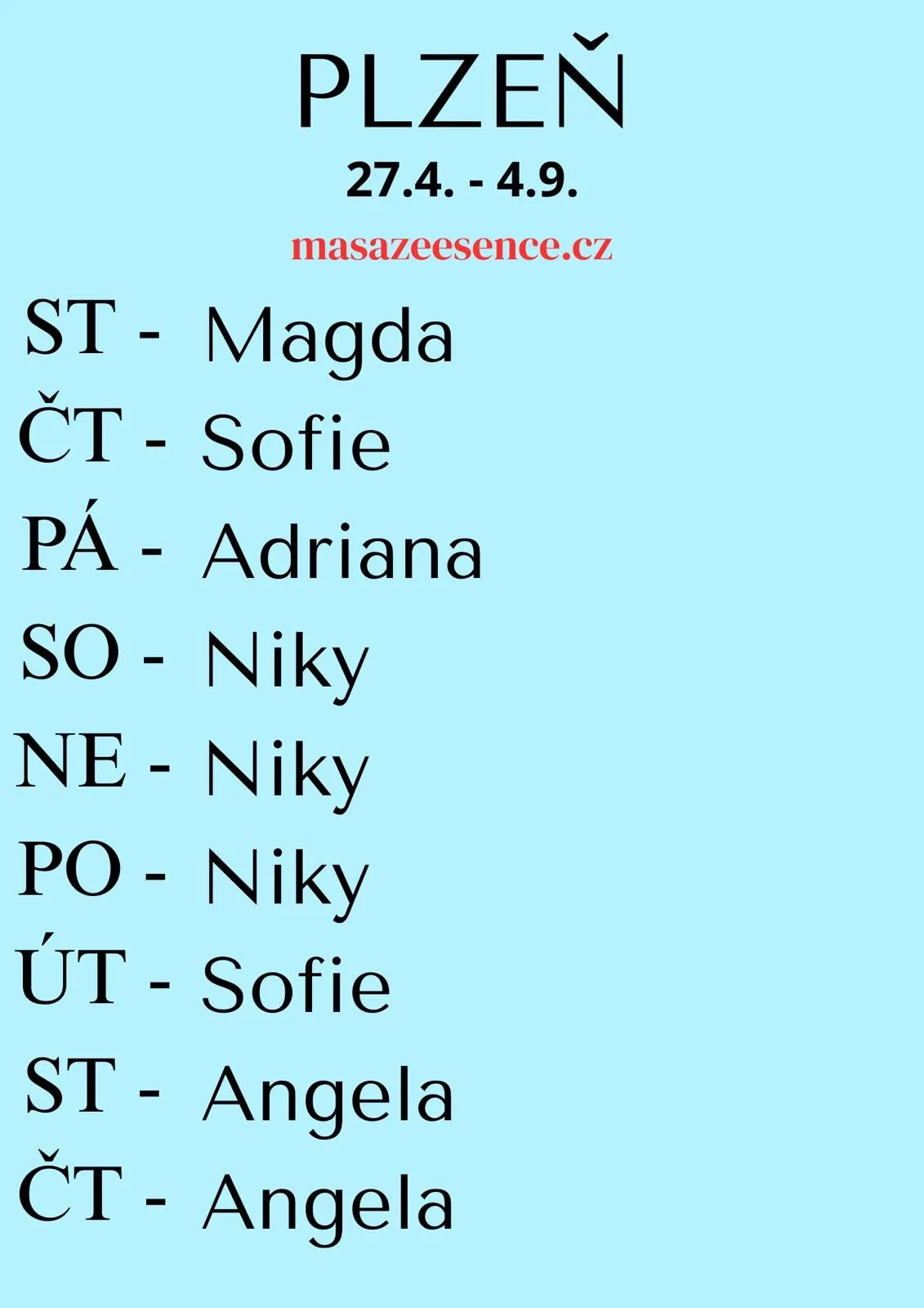 SOFIE JEN ČT 28.8.